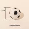 6cm High-Elastic, Bite-Resistant Rubber Basketball Teething Toy for Medium-Large Dogs