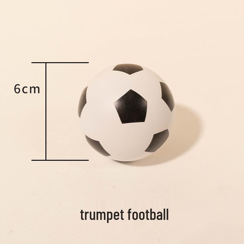 6cm High-Elastic, Bite-Resistant Rubber Basketball Teething Toy for Medium-Large Dogs