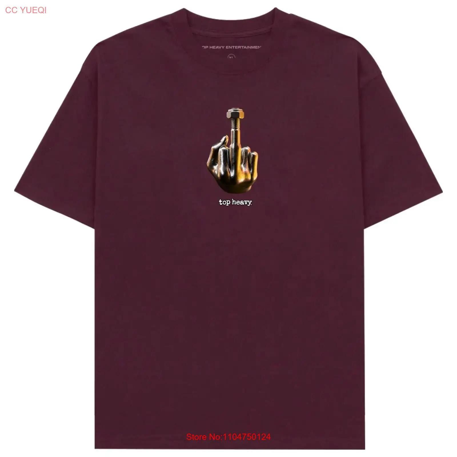 

Brand New Mens Top Heavy Metal T shirt Burgundy Size Large vintage Washed Breathable Slightly homme Top For Everyday Wear 5XL різнокольоровий