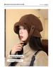 Korean Style Corduroy Fisherman Bucket Hat for Women - Trendy Autumn/Winter 2025