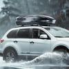 Rooftop Cargo Carrier 11 Cubic Feet Luggage Storage Box ABS for SUVs Cars