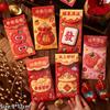 6Pcs 2026 Horse Year Creative Red Envelope New Year Spring Festival Lucky Money Pouch Cute Pony Pattern Red Packet