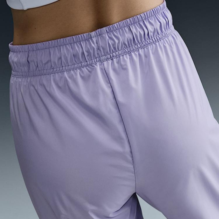 Nike Solid Color Mid-Rise Loose Fit Jogger Pants Women Bottoms Light-Purple FV7661-533