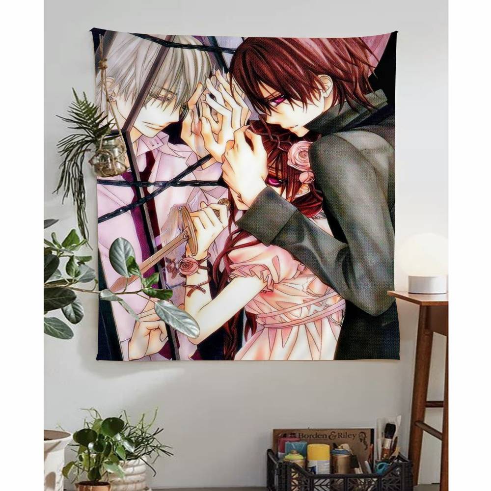 1PC Anime VVampire Knight Cartoon Tapestry Wall Hanging Decoration Household Home Decor