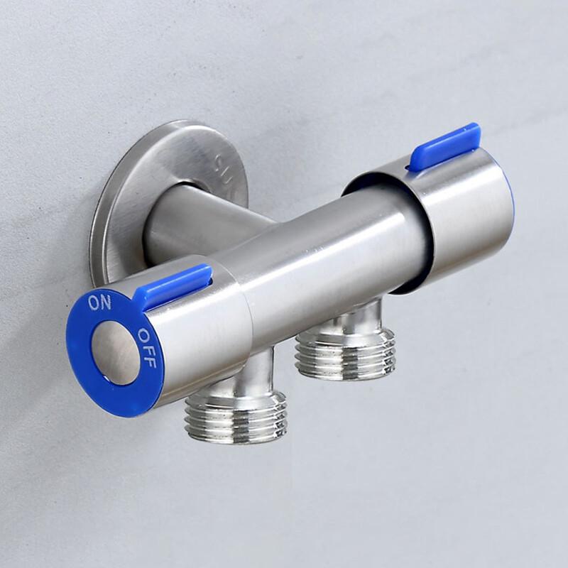 Honggong 304 Stainless Steel Dual-Outlet Faucet Splitter