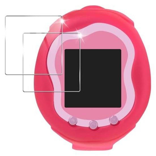 2 Pieces Protective Film Tamagotchi Uni High Hardness 9H Equivalent Tempered Glass LAZIRO Shatterproof Fingerprint Resistant Bubble-free Water Oil