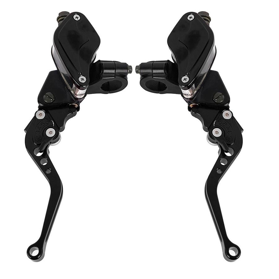 1pair Adjustable Brake & Clutch Master Cylinder Levers For 50CC to 300CC Most Motorcycle, Sport Bike/street...