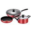 Supor Fire Red Dot Classic Cookware Set