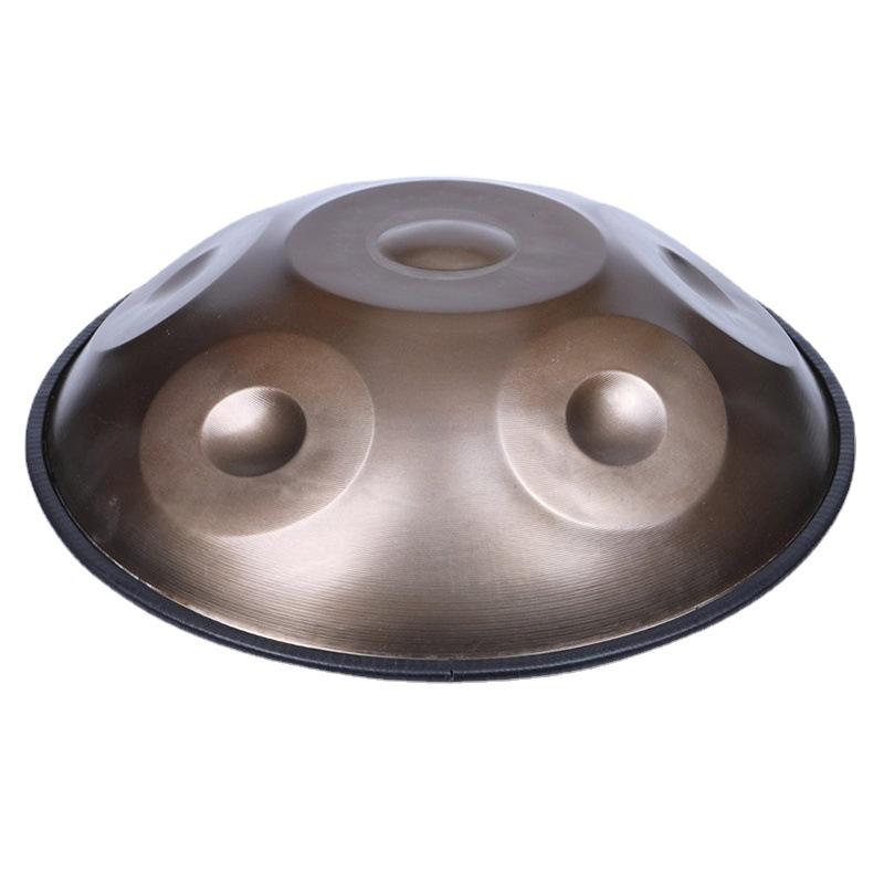 Профессиональный 6-тональный стальной барабан Handpan — идеальный вариант для новичков и прекрасный изысканный подарок коричневый