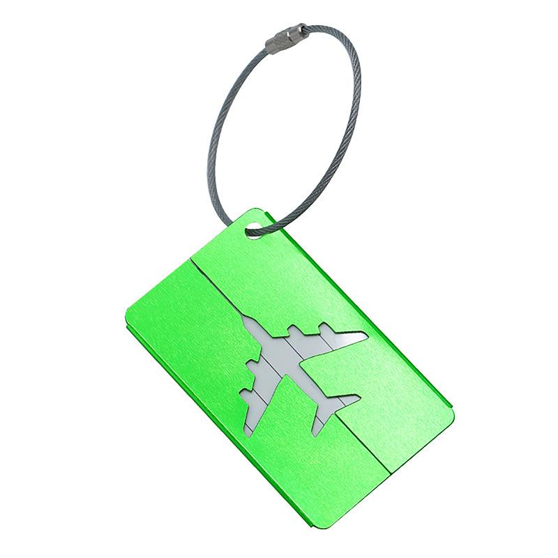 Aluminium Alloy Travel Luggage Tags Baggage Name Tags Suitcase Address Label Holder Metal Luggage Tag Travel Accessories
