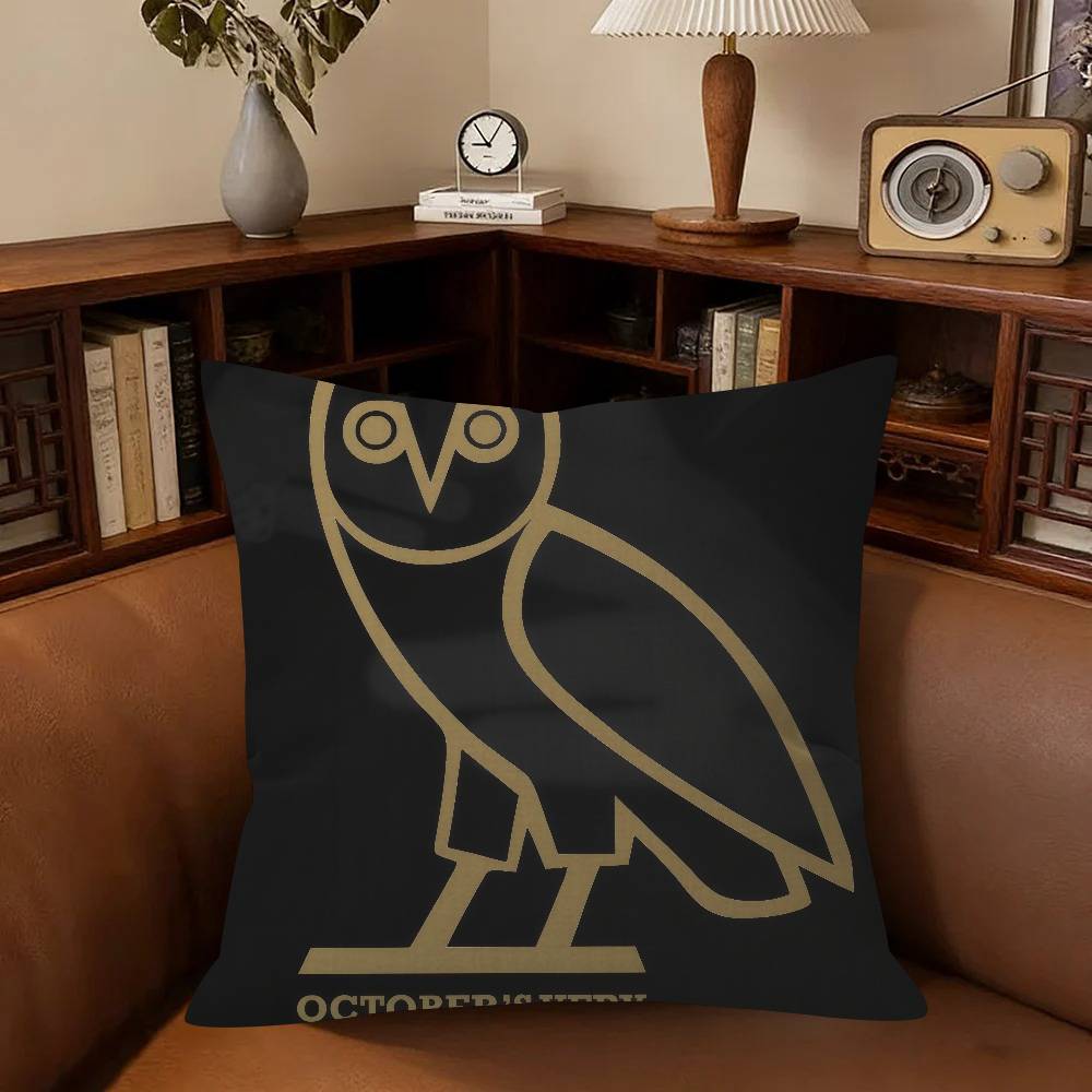 Octobers Very OwnO Owls OVO   Cushion Cover x Polyester Sofa Cushions Decorative Throw Pillows Home Decoration Pillowcover