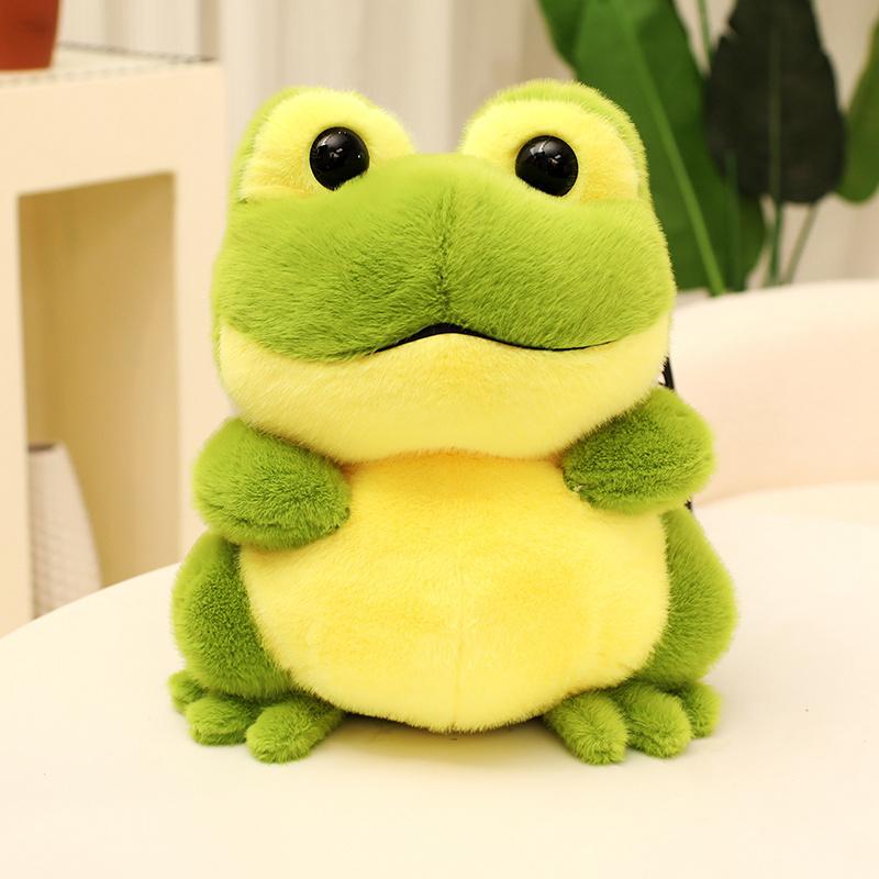 

20/30cm Kawaii Cartoon Simulation Anime Frog Stuffed Animal Plush Toy Children s Lovely Frog Festival Gift Handmade Doll 20cm