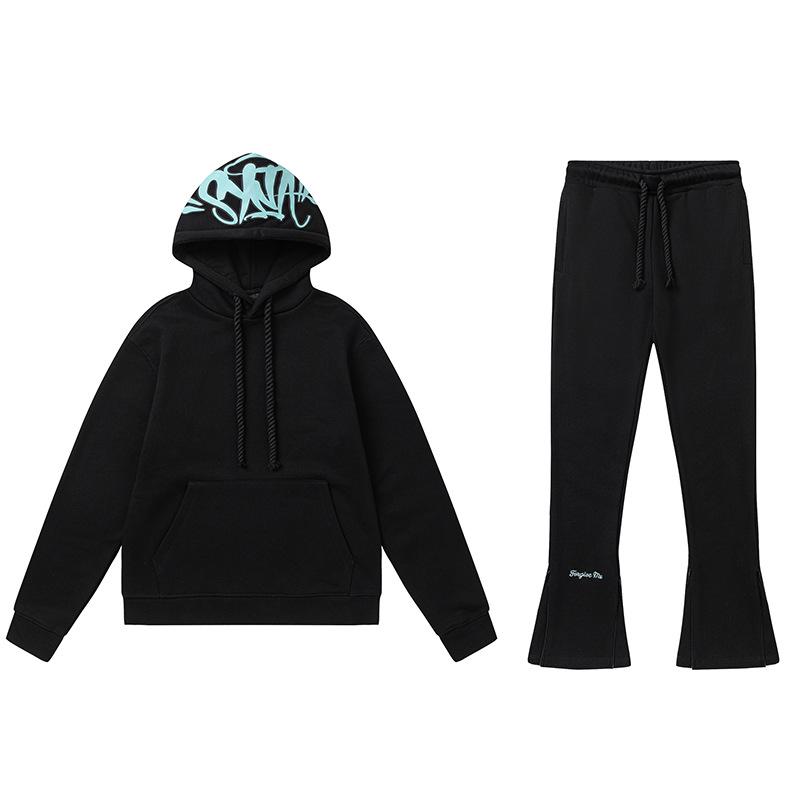 Synaworld 3D-Schaumdruck Unisex Fleece-Hoodie & Jogginghosen Set