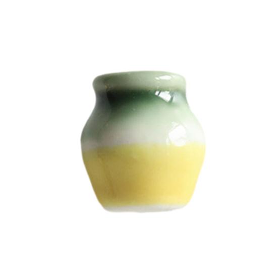 1/2Pcs Mini Ceramic Vase Refrigerator Magnet Home Office Kitchen Locker Fridge 3D Miniature Flower Vase Pot Magnetic Decoration Ornament