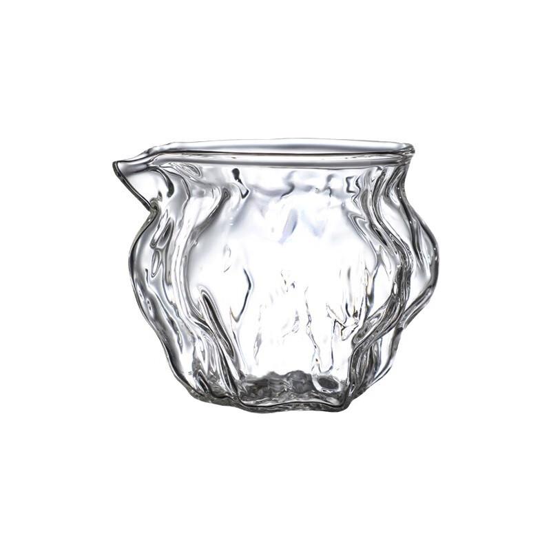 Hammered Borosilicate Glass Tea Serving Pitcher