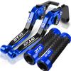 For YAMAHA DT125 DT 125 Motorcycle DT125 Lever Adjustable Brake Clutch Levers Handlebar Handle Grips 1987-2006 2005 2006