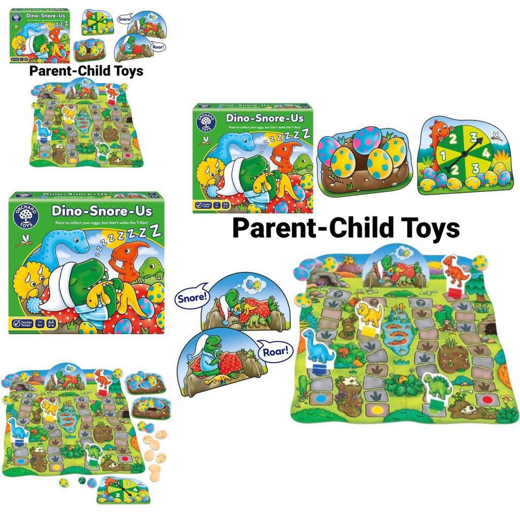 Orchard Toys Dinozaur Chrapanie Rozbijanie Planszowa Gra Edukacyjna dla Dzieci