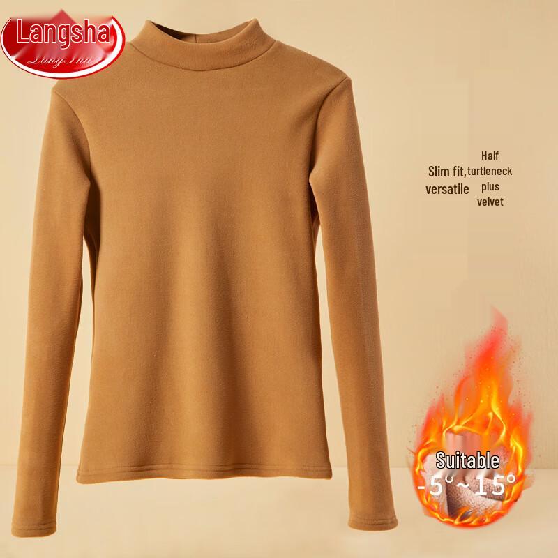 

Женский термотоп с полувысоким воротником и длинными рукавами на флисовой подкладке XL (130-150 lbs)