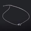 KELITCH Women's Choker Necklace with Synthetic Opal & Moon Oval Pendant (16-18 Inch) Chain (Color)