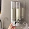 Suction Cup Wall-mounted Soap Dispenser Manual Press INS Hand Soap Press Bottle Easy To Install Transparent