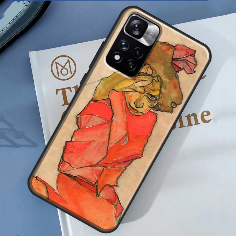 Egon Schiele Case For Xiaomi Redmi Note 14 13 11 9 10 12 Pro 9S 10S 11S 12S Redmi 10C 12C 13C 14C Cover