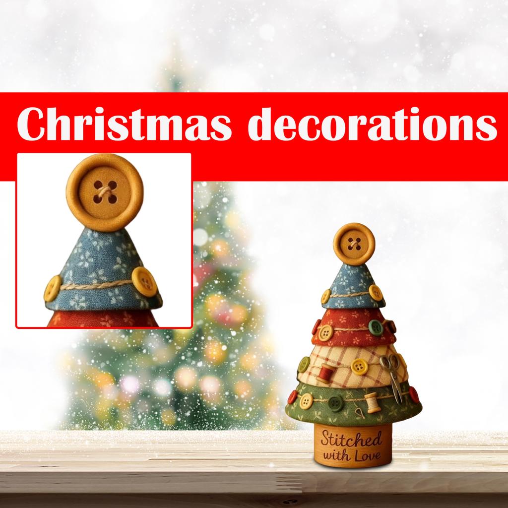 Hand Sewn Christmas Trees Are Suitable For People Who Like Handicrafts, Fabrics Or Christmas-themed Items