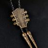Gaitar Bolo Tie Western Bolo Tie Gaitar Music Necklace Moranse Bolo Tie Cowboy Leathers Necktie Cowboy Bolo Tie