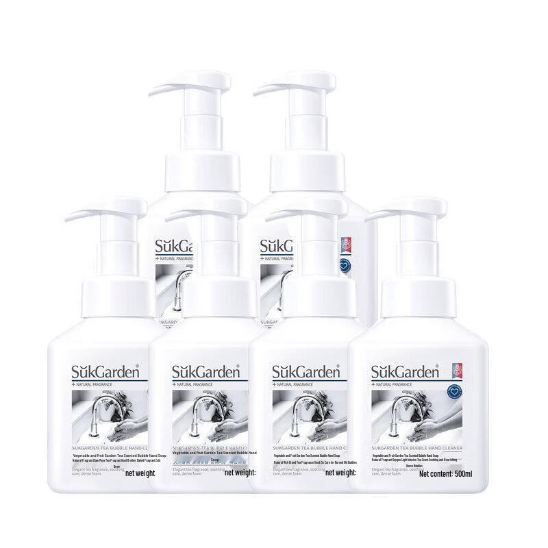 Shuguoyuan Tea Fragrance Foaming Hand Soap 6-Bottle Pack