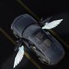 2Pcs Car Angel Wings Wireless Car Door Welcome Courtesy Shadow Projector Lamp