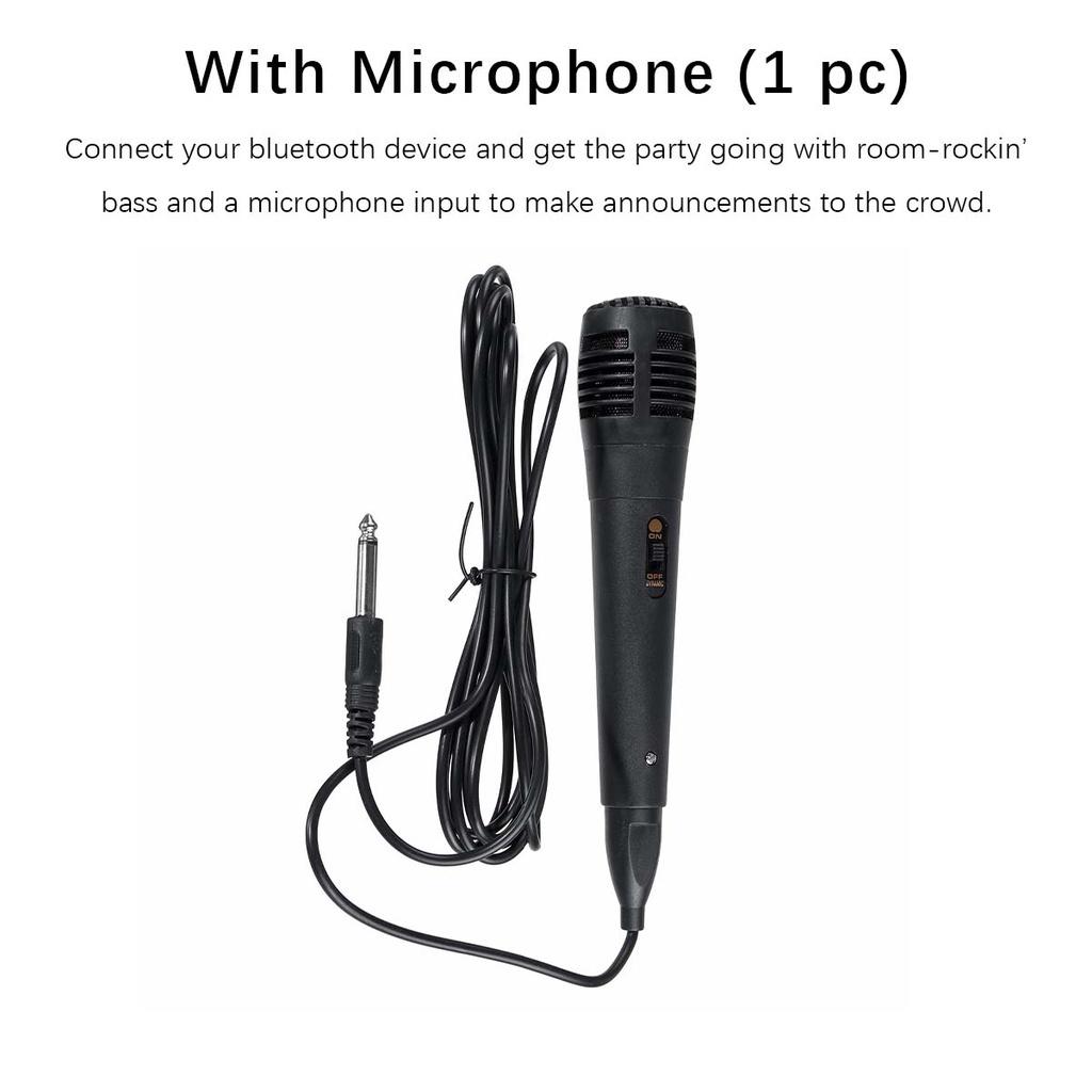 outdoor portable trolley wireless bluetooth speaker 8 inches high power subwoofer square dance KTV with AUX USB FM functio 15W