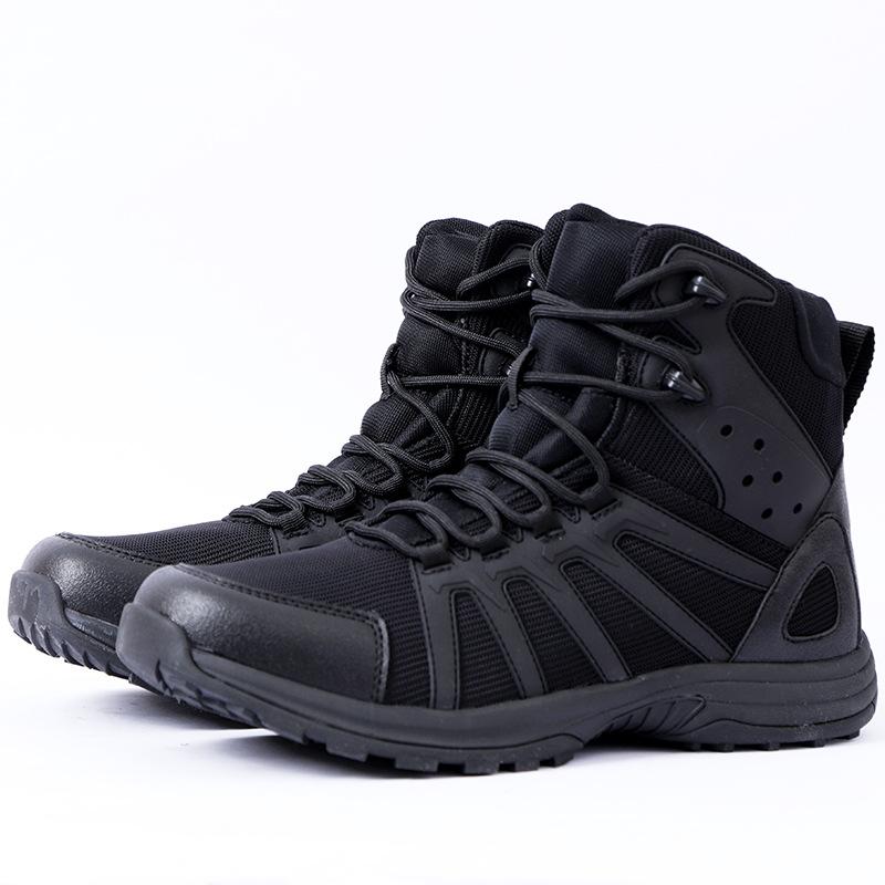 

Outdoor Ultra Light Combat Boots Black High Top Men Comfortable Breathable Sports Training Shoes Women