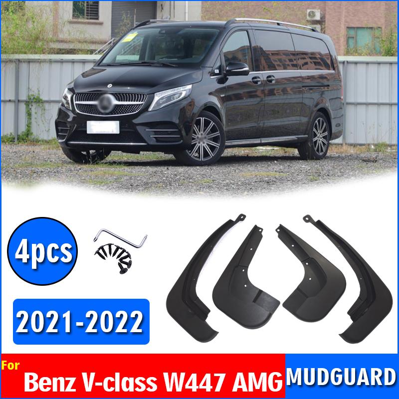Vorne und hinten 4 Stück FÜR Mercedes Benz V-Klasse W447 AMG Kotflügel Kotflügel Schmutzfänger Autozubehör