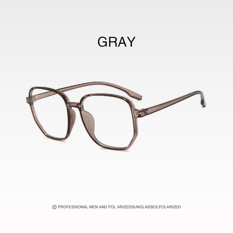 New Anti-Blue Myopia Glasses Women&Men Big Oversized Glasses Frame Nearsighted Prescription Glasses -1.0-1.5-2.0 To -6.0