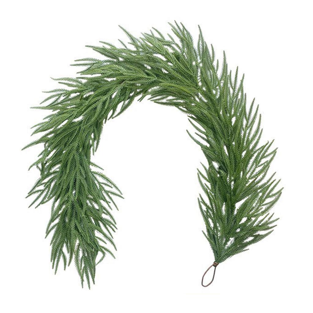 Artificial Pines Needle Fake Hanging Vine Plant for Home Decoration Artificial Pines Greenery for Wedding Christmas