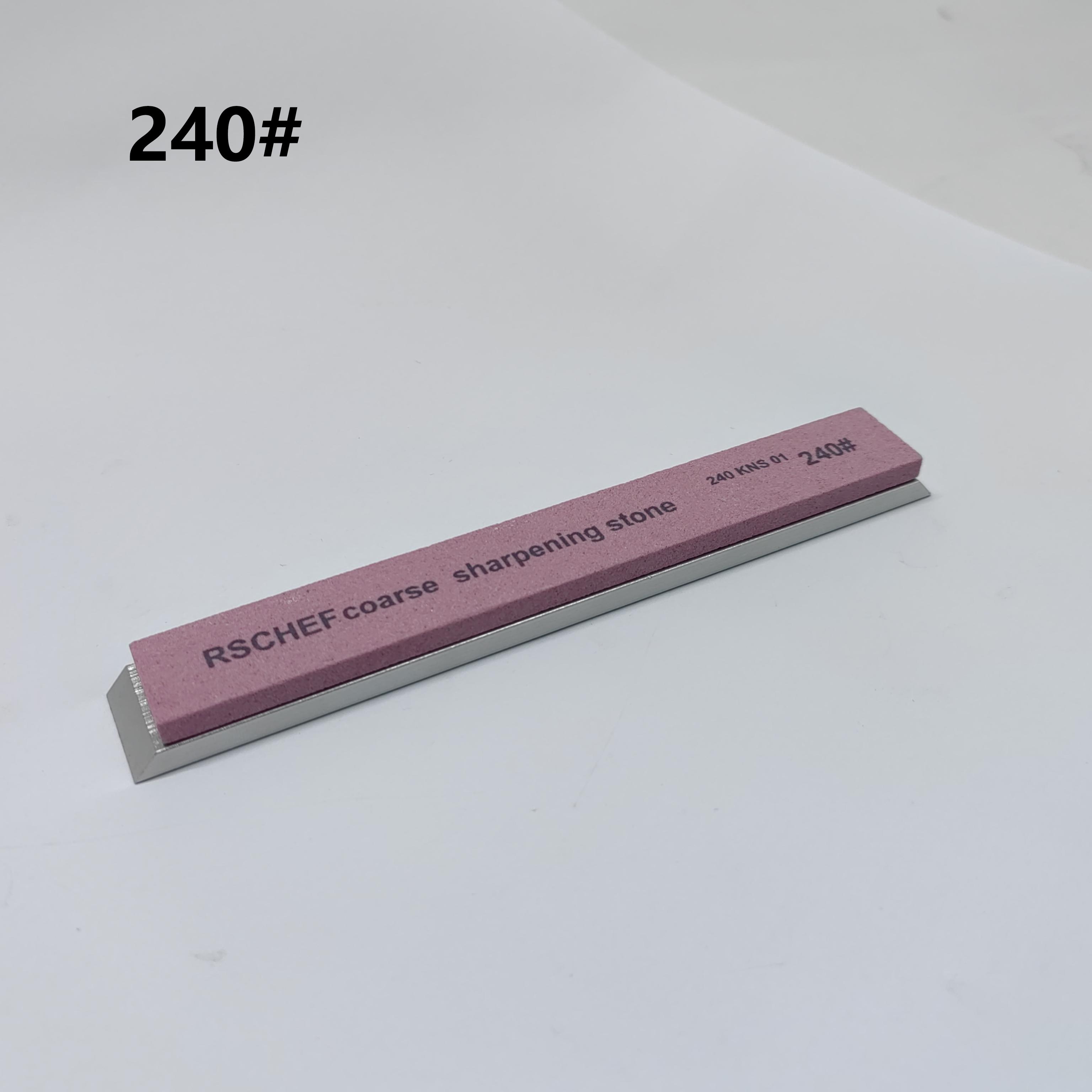 2026 1/4pcs New Aluminum Base Sharpening Stone, Kitchen Household Knife Sharpener, Portable Outdoor Knife Sharpening Tool