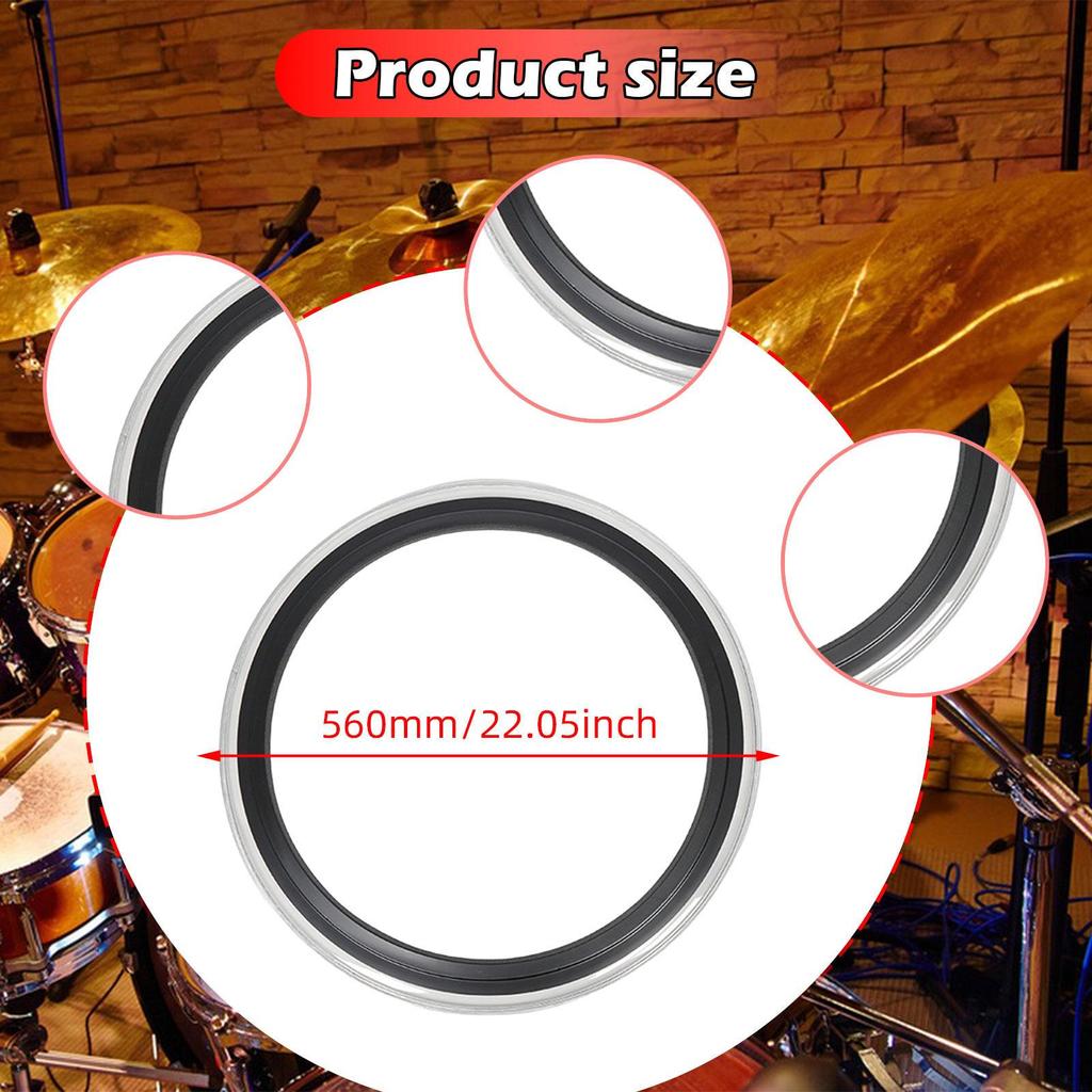 Drum Damperner Ring Damper Replacement with Drumhead for Performance