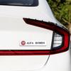 2PCS Aluminum Sticker Durable Waterproof Decoration For Alfa Romeo 159 147 156 164 166 Stelvio Giulietta MiTo Sportiva Giulia GT