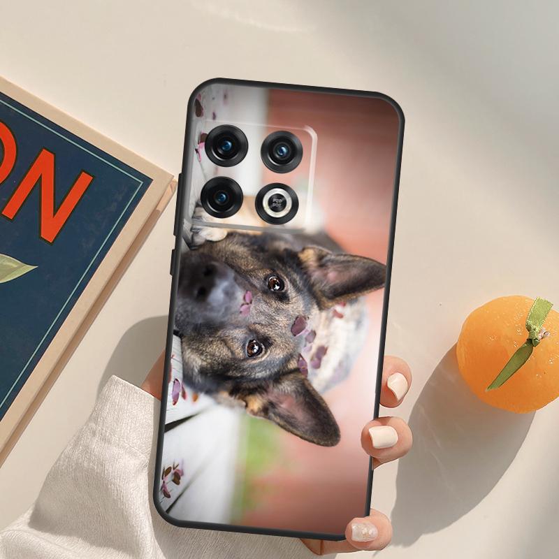 German Shepherd Dog Case For OnePlus 12R 13R 13T 10R 15 13 12 11 10T 8T Nord CE 4 3 2 Lite N20 N30 Nord 5 Cover