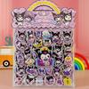 Hot Children's cartoon stickers, Sanlio dress up, double-layer hot stamping, three-dimensional bubble decoration stickers gifts