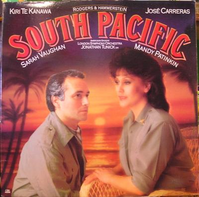 LP Record OST KIRI TE KANAWA JOSE CARRERAS  South Pacific SM42205 CBS 1986 Non Japan Soundtracks  Musicals Used