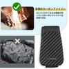 Car Glasses Car Sunglasses Leather and Carbon Fiber Sunglasses Magnetic Matte Black T-carbon Clip, Holder, Clip, Storage,
