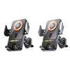 Wireless Car Chargers, Auto Clamping Car Mount 15W Fast Charging Air Vent Car Phone Mount for Most Smartphone