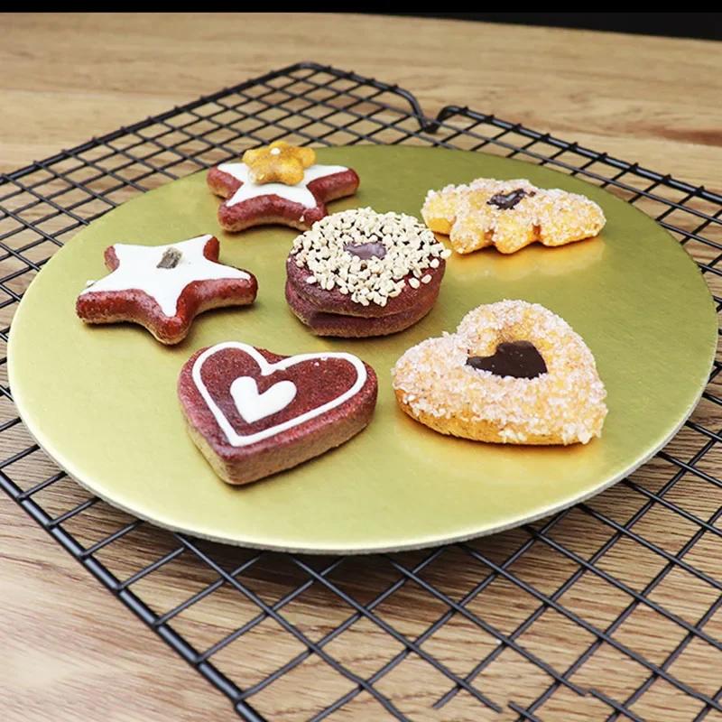 5/10Pcs Round Cake Board Circle Base Plate Disposable Paper Cupcake Dessert Tray Cake Stand Pastry Mat Liners Baking Accessories