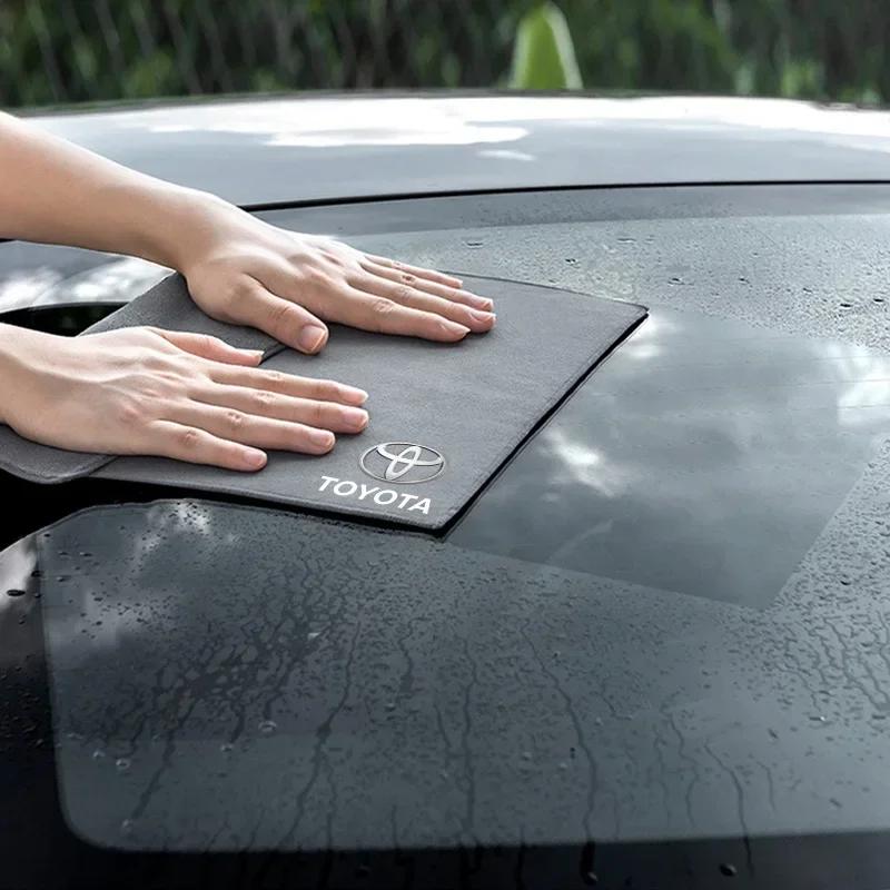 Automobile Beauty Cleaning Cloth Wash Car Accessories Car Tools For Toyota Chr Corolla Yaris Rav4 E150 E120 Land Cruiser 200