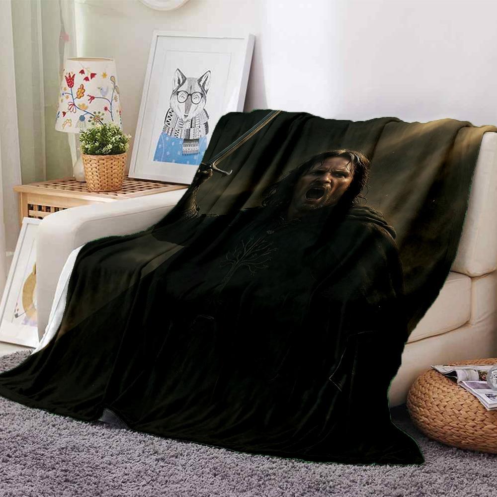 

1pc tree of gondor Flannel Blanket Soft Warm Throw for Home, Office, Travel, All-Season Cozy Bedding GiftL1222 80cmx120cm(31inx47in)