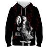 Felpa con Cappuccio Stampata 3D Unisex - Tendenza Vestibilità Larga per Primavera & Autunno 2023