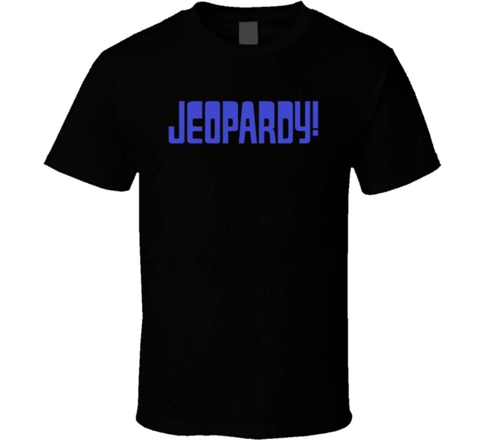 Jeopardy Game Show Alex Trebek Trivia Logo Tv T Shirt S