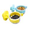 2Pcs Durable Feeding Cup Bird Feeder Bowls With Clips Pet Bird Bowls With Clips Parrot Water Bowl For Easy Attachment