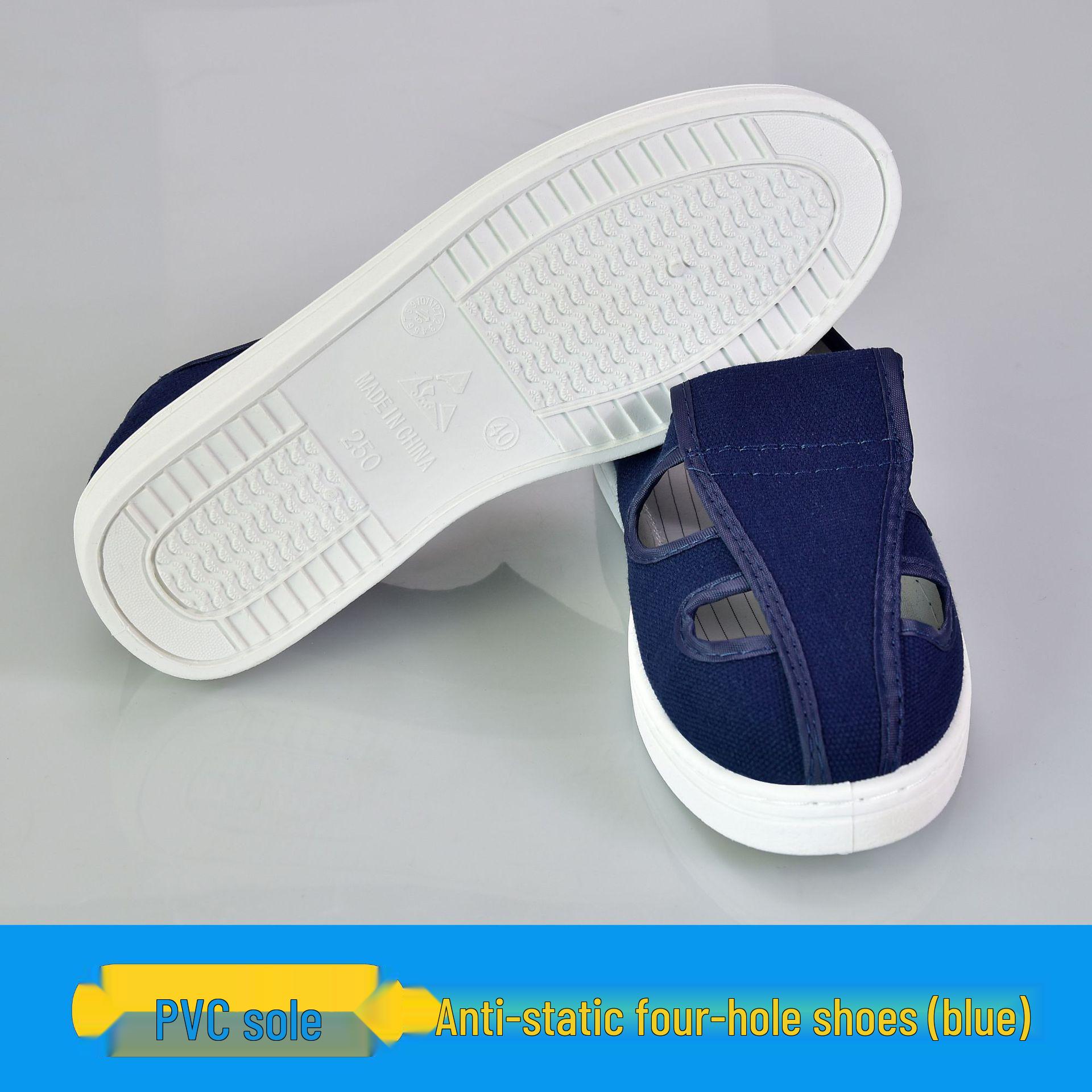 

Anti-Static Non-Slip PVC Sole Mid-Cut Cleanroom Shoes for Food Industry