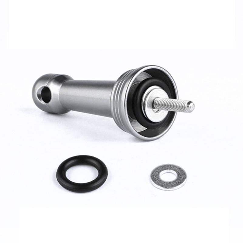 Fishing Reel Balancers Reel Stand Equipped with Gasket and Rubber Rings Aluminum Fishing Wheel Balance Rod